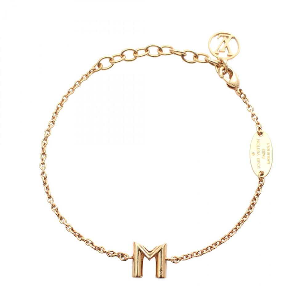 LOUIS VUITTON Gold Charm Bracelet